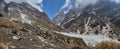 Modi Khola river on the way from Deurali to Machapuchare Base Camp and Annapurna Base Camp. Circular trekking around Annapurna.