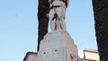 modica sicily italy town monument statue next to building close up tilt from top 659 vi