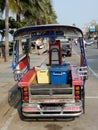 Modified auto-rickshaw Royalty Free Stock Photo
