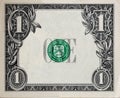 Modified decorative one dollar bill artwork Royalty Free Stock Photo