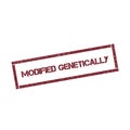 Modified genetically rectangular stamp. Royalty Free Stock Photo