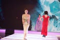 Modified gowns-Female cheongsam show