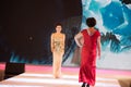 Modified gowns-Female cheongsam show