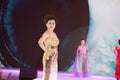 Modified gowns-Female cheongsam show