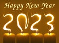 2023 Happy new year greetings card