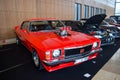 Modified red Holden Monaro HJ