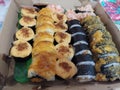 modified sushi to suit Indonesian tastes