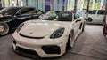 Modified white Porsche Boxster S 981