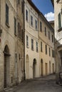 Modigliana Italy: old street