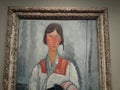 Modigliani painting at National Gallery of Art, Washington, D.C., USA Royalty Free Stock Photo