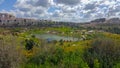 Modiin, city in Israel, city of future, Anaba Park. Royalty Free Stock Photo