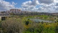 Modiin, city in Israel, city of future, Anaba Park. Royalty Free Stock Photo