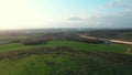 Modiin Israel green hills drone