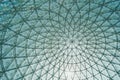 Modren glass roof. Glass building dome Royalty Free Stock Photo