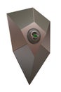 Modren Shield icon Fingerprint protected Royalty Free Stock Photo