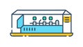 Modular Futuristic Building: Advanced Architecture, vector design Generative AI Royalty Free Stock Photo