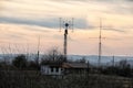 Modular house with large antenna array