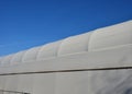 modular housing in stacked container cells. each module has a