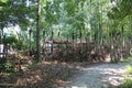 Modular Monongahela Culture Indian village at Meadowcroft Rockshelter And Historic Village