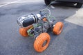 Modular multidirectional crawler, part of a mobile robot system for inspection of lateral and household pipes, made by