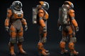 modular next-gen space suit with customizable parts