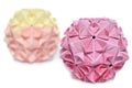 Modular origami, cherry blossom Royalty Free Stock Photo