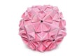 Modular origami, cherry blossom Royalty Free Stock Photo