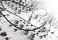 Modular synth Royalty Free Stock Photo