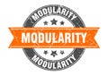 modularity stamp Royalty Free Stock Photo