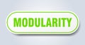 modularity sticker. Royalty Free Stock Photo