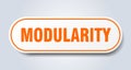 modularity sticker. Royalty Free Stock Photo