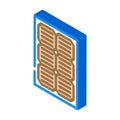 module solar panel isometric icon vector illustration Royalty Free Stock Photo