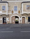 Moedling, Austria Lower Austria, October 9, 2022. Selective focus on the potter`s house where the composer Beethoven lived. Earl