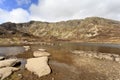 Moel Siabod and Llyn Y Foel Royalty Free Stock Photo