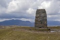 Moelwyn Mawr Trig Point Royalty Free Stock Photo