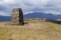 Moelwyn Mawr Trig Point Royalty Free Stock Photo