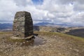 Moelwyn Mawr Trig Point Royalty Free Stock Photo