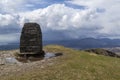 Moelwyn Mawr Trig Point Royalty Free Stock Photo