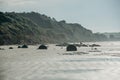 Moeraki Boulders on the Koekohe beach, Eastern coast of New Zealand