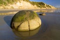 The Moeraki Boulders, Koekohe Beach New Zealand. Royalty Free Stock Photo