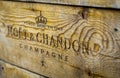 Moet and Chandon Champagne sign