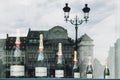 Moet & Chandon different sizes of Imperial champagne Royalty Free Stock Photo