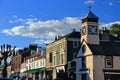 Moffat Main Street in Evening Light, Scotland, Great Britain Royalty Free Stock Photo