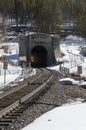 Moffat Tunnel in Winter Park, Colorado Royalty Free Stock Photo