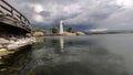 Mogan Lake Observation Tower. Mogan Park near Ankara, the capital of Turkey.