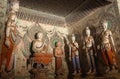 Mogao Caves in Dunhuang, China Royalty Free Stock Photo