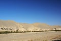 Mogao grottoes with blue sky