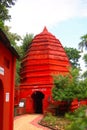 Mohakal Temple, Peacock Island in the middle of river Brahmaputra Royalty Free Stock Photo