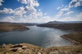 The Mohale Dam Lake in Lesotho Royalty Free Stock Photo