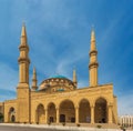 Mohammad Al-Amin Mosque Beirut Lebanon Royalty Free Stock Photo